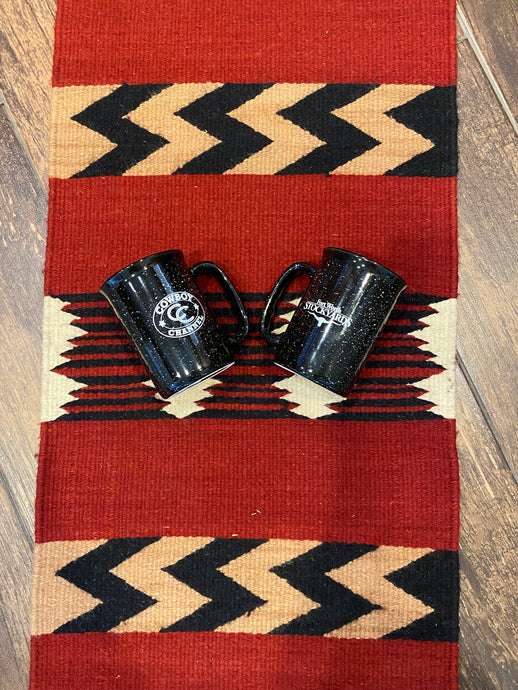 Cowboy Channel Campfire Mug black